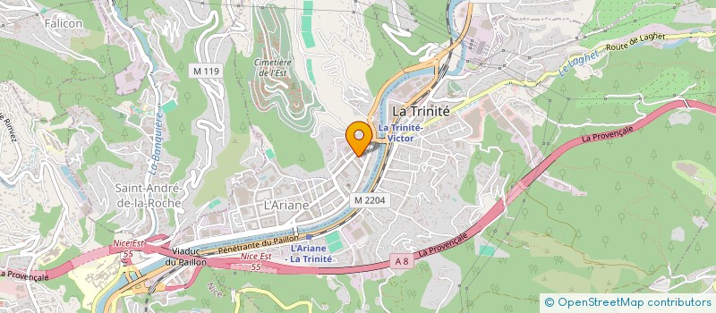 localisation de l'entreprise MONSIEUR NADHUIM DJOUMOI à NICE