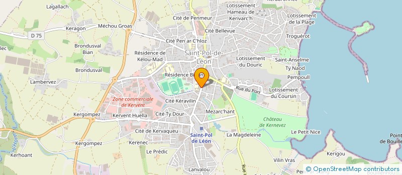 localisation de l'entreprise MONSIEUR NADIM BADRI  SAINT-POL-DE-LEON