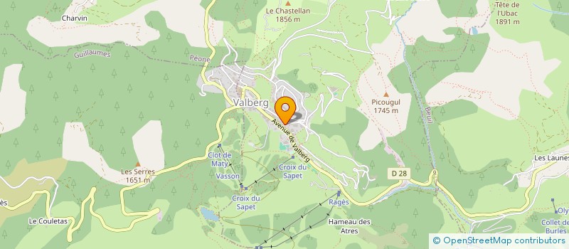 localisation de l'entreprise MONSIEUR NADIM BARDAY  PEONE