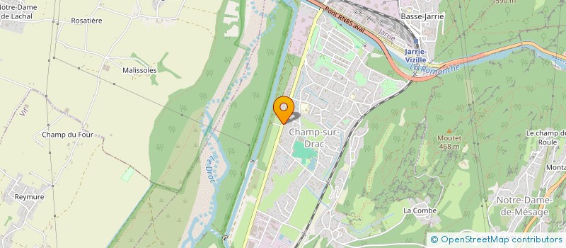 localisation de l'entreprise MONSIEUR NADIM BEN HASSEN  CHAMP-SUR-DRAC