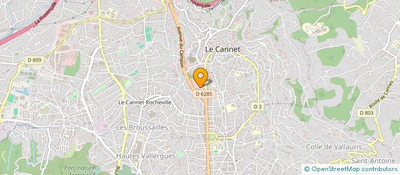 localisation de l'entreprise MONSIEUR NADIM HADDAD à LE CANNET
