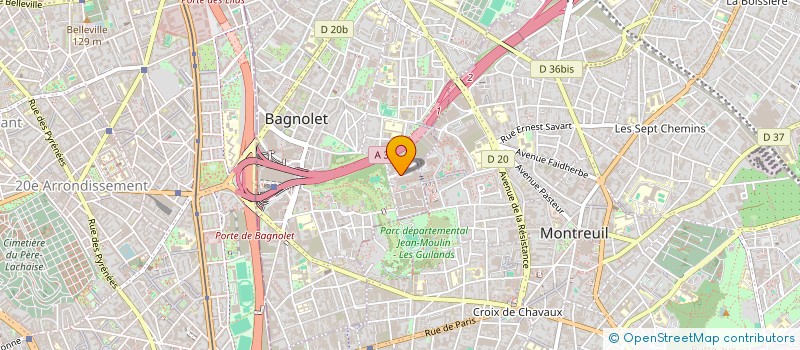 localisation de l'entreprise MONSIEUR NADIM HAMILA à BAGNOLET