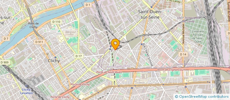 localisation de l'entreprise MONSIEUR NADIM HANIN à SAINT-OUEN-SUR-SEINE