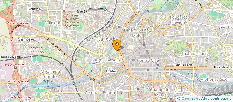 localisation de l'entreprise MONSIEUR NADIM LEFEBVRE  RENNES