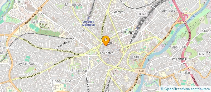 localisation de l'entreprise MONSIEUR NADIM MABROUK à LIMOGES