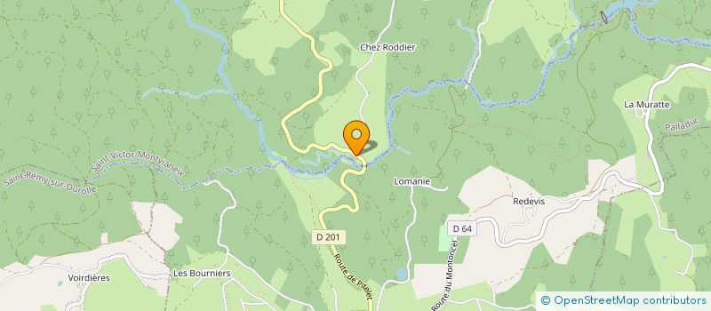 localisation de l'entreprise MONSIEUR NADINE AFFAIRE  SAINT-VICTOR-MONTVIANEIX