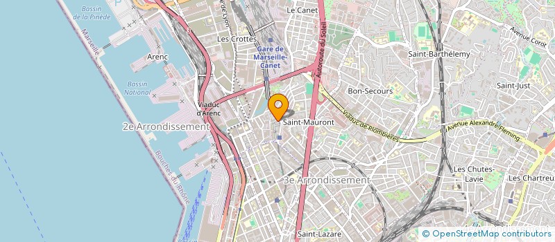 localisation de l'entreprise MONSIEUR NADIR ABUBAKAR à MARSEILLE