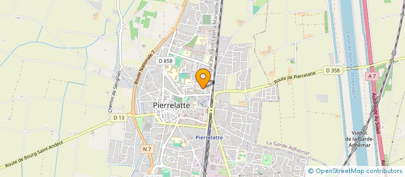 localisation de l'entreprise MONSIEUR NADIR AIDI à PIERRELATTE