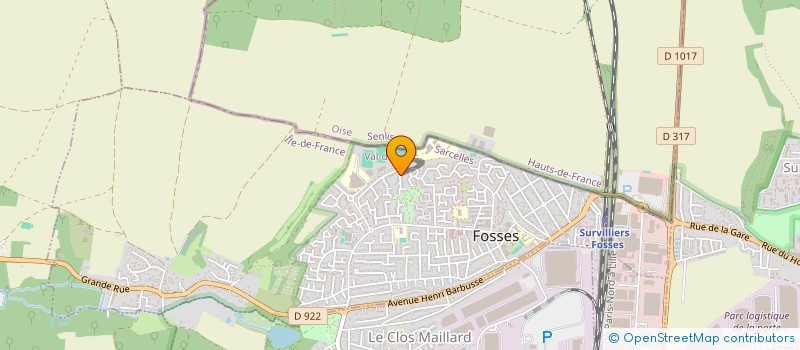 localisation de l'entreprise MONSIEUR NADIR AMEUR  FOSSES