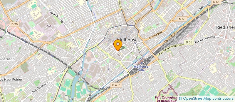 localisation de l'entreprise MONSIEUR NADIR BEKHAKHCHA  MULHOUSE