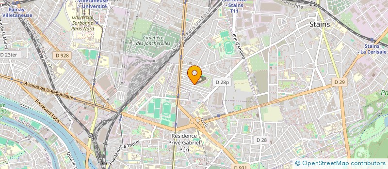 localisation de l'entreprise MONSIEUR NADIR BEKKAR à PIERREFITTE-SUR-SEINE