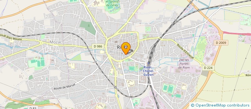 localisation de l'entreprise MONSIEUR NADIR BEN ROMDHANE  RIOM