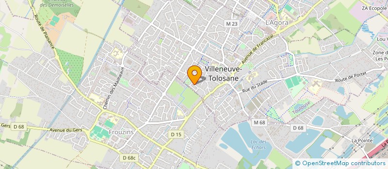 localisation de l'entreprise MONSIEUR NADIR BENABDELMOUMENE à VILLENEUVE-TOLOSANE