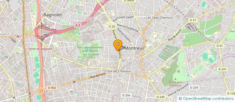 localisation de l'entreprise MONSIEUR NADIR BENAMGHAR à MONTREUIL