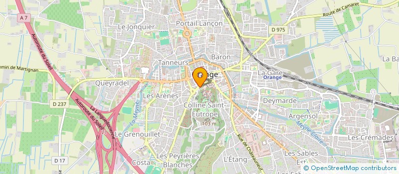 localisation de l'entreprise MONSIEUR NADIR BENAOUJJA à ORANGE