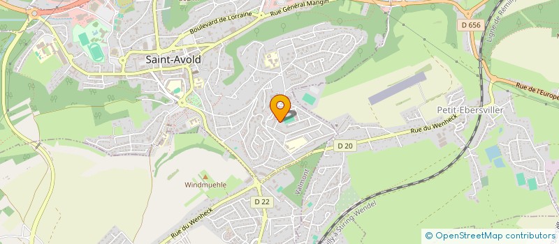 localisation de l'entreprise MONSIEUR NADIR BENKHELLAT  SAINT-AVOLD