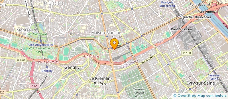 localisation de l'entreprise MONSIEUR NADIR BENMAHAMMED  PARIS