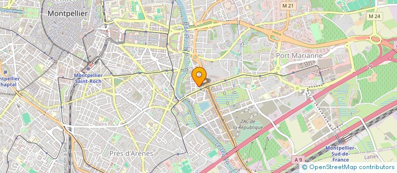 localisation de l'entreprise MONSIEUR NADIR BENMBAREK à MONTPELLIER