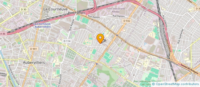 localisation de l'entreprise MONSIEUR NADIR BENSALEM  AUBERVILLIERS