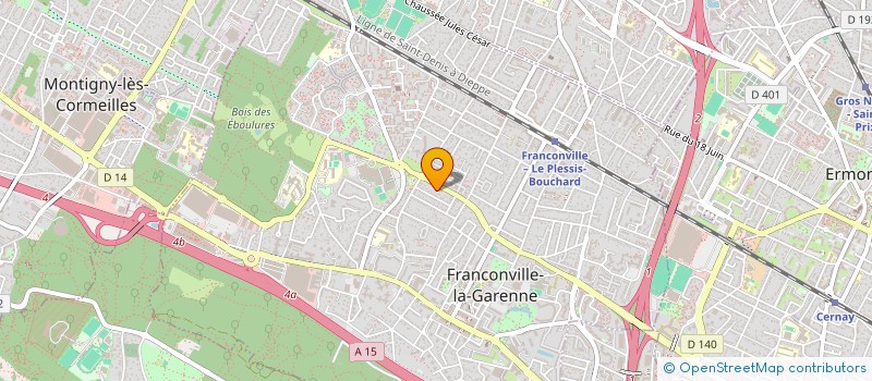 localisation de l'entreprise MONSIEUR NADIR BOUARIF  FRANCONVILLE