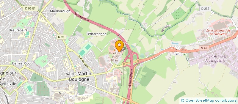localisation de l'entreprise MONSIEUR NADIR BOUCHAARA à SAINT-MARTIN-BOULOGNE