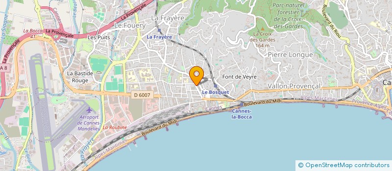 localisation de l'entreprise MONSIEUR NADIR BOUDOUKARA à CANNES