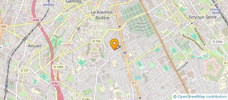 localisation de l'entreprise MONSIEUR NADIR BOUNOUA  VILLEJUIF