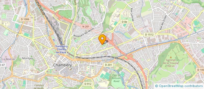 localisation de l'entreprise MONSIEUR NADIR BOUTABA  CHAMBERY