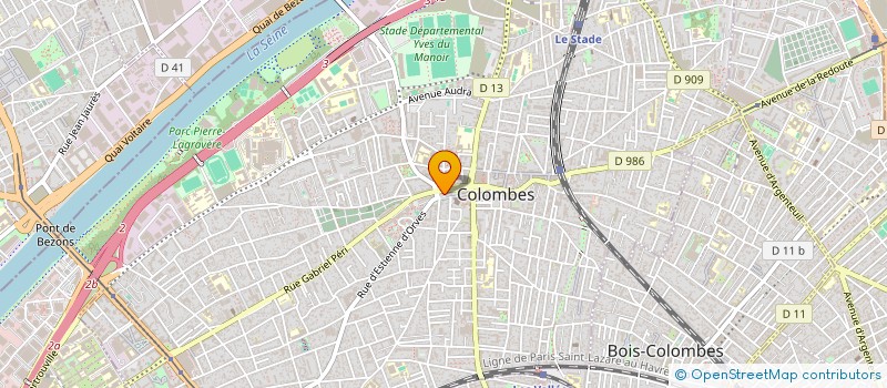 localisation de l'entreprise MONSIEUR NADIR BOUZIANE à COLOMBES
