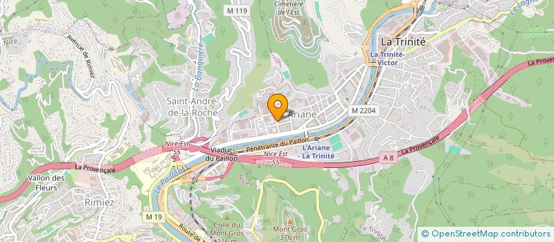 localisation de l'entreprise MONSIEUR NADIR CHOUFI à NICE