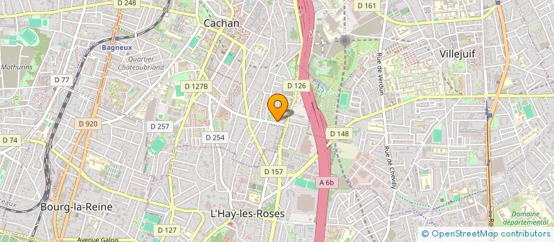 localisation de l'entreprise MONSIEUR NADIR DAROUI à CACHAN