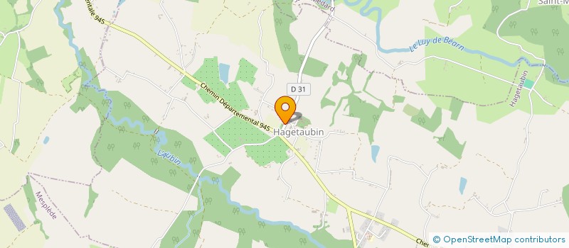 localisation de l'entreprise MONSIEUR NADIR DEGHIDECHE  HAGETAUBIN