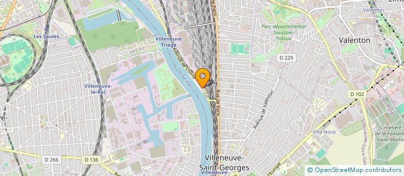 localisation de l'entreprise MONSIEUR NADIR DERRADJ  VILLENEUVE-SAINT-GEORGES