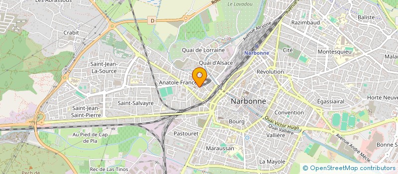 localisation de l'entreprise MONSIEUR NADIR DLIMI à NARBONNE