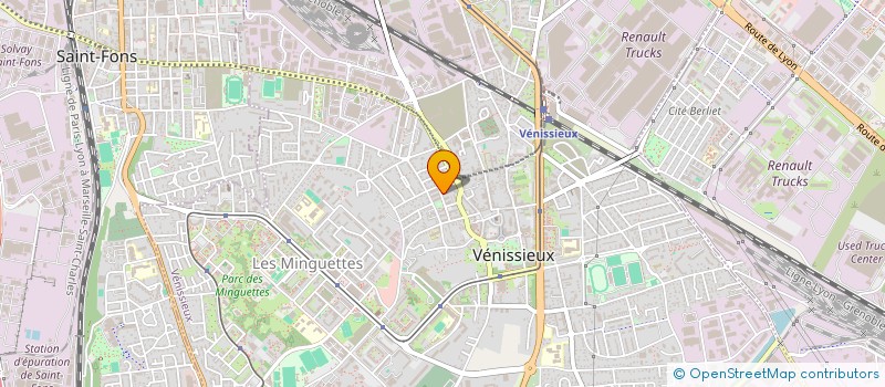localisation de l'entreprise MONSIEUR NADIR DRAIDI  VENISSIEUX
