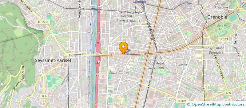 localisation de l'entreprise MONSIEUR NADIR ESSAKHI  GRENOBLE