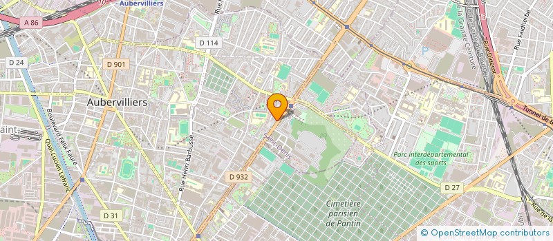 localisation de l'entreprise MONSIEUR NADIR FEDILA à AUBERVILLIERS