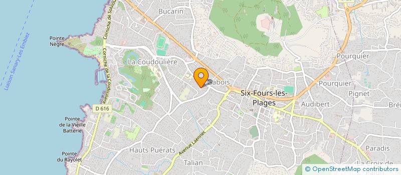 localisation de l'entreprise MONSIEUR NADIR GHERSI à SIX-FOURS-LES-PLAGES