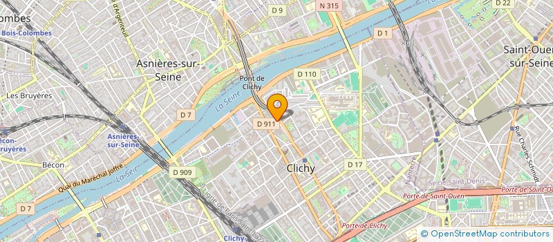 localisation de l'entreprise MONSIEUR NADIR GUENOUN à CLICHY