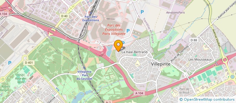localisation de l'entreprise MONSIEUR NADIR HACENE à VILLEPINTE