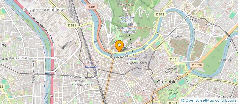 localisation de l'entreprise MONSIEUR NADIR HADDAD  GRENOBLE