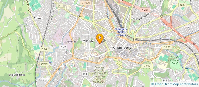 localisation de l'entreprise MONSIEUR NADIR HAMOUDI  CHAMBERY