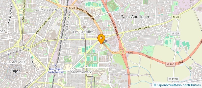 localisation de l'entreprise MONSIEUR NADIR HEZAM à DIJON