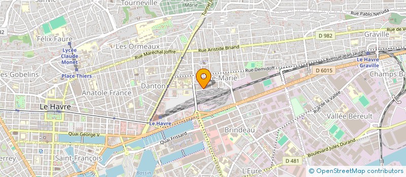 localisation de l'entreprise MONSIEUR NADIR IMAD BOUCETTA à LE HAVRE