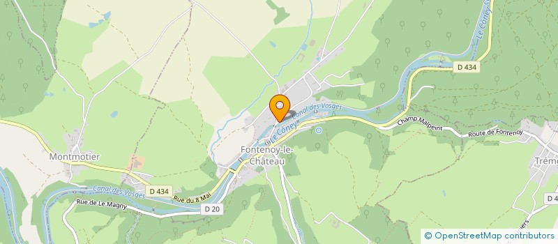 localisation de l'entreprise MONSIEUR NADIR JONGSMA  FONTENOY-LE-CHATEAU