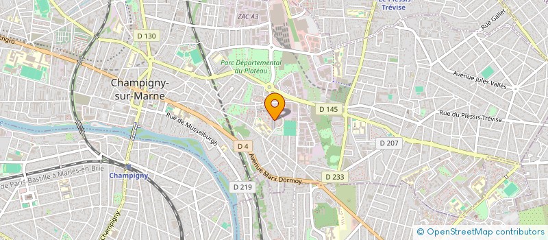 localisation de l'entreprise MONSIEUR NADIR KACI à CHAMPIGNY-SUR-MARNE