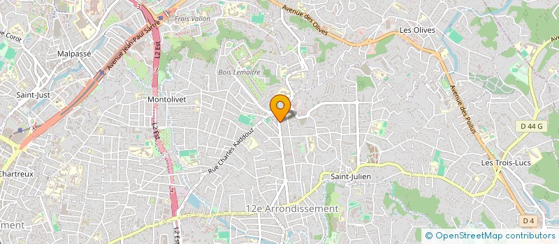 localisation de l'entreprise MONSIEUR NADIR KANOUNE  MARSEILLE