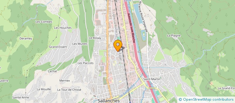 localisation de l'entreprise MONSIEUR NADIR KARSAVURAN à SALLANCHES