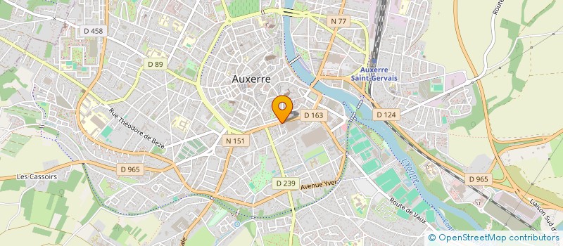 localisation de l'entreprise MONSIEUR NADIR KEDIR  AUXERRE