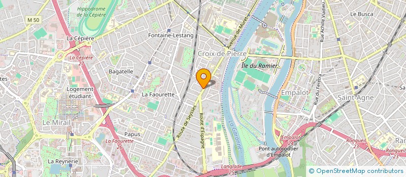 localisation de l'entreprise MONSIEUR NADIR KHELFA  TOULOUSE